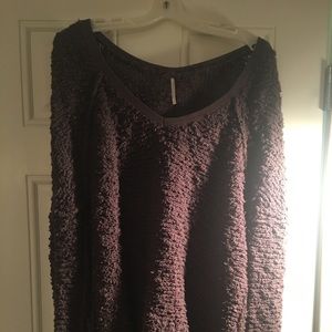 Brown oversized Free People Medium Sweater